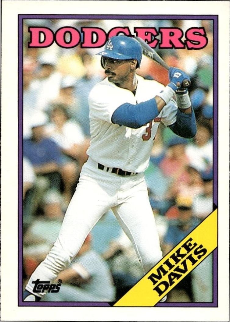 1988 Topps Traded Mike Davis #33T baseball trading card front