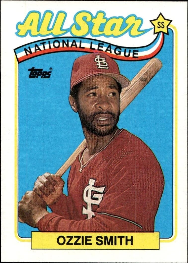 1989 Topps Ozzie Smith #389 baseball trading card front