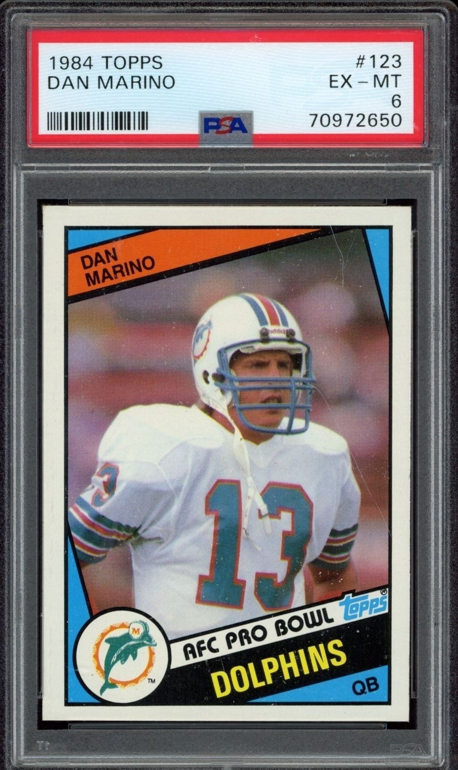 1984 topps Dan Marino #123