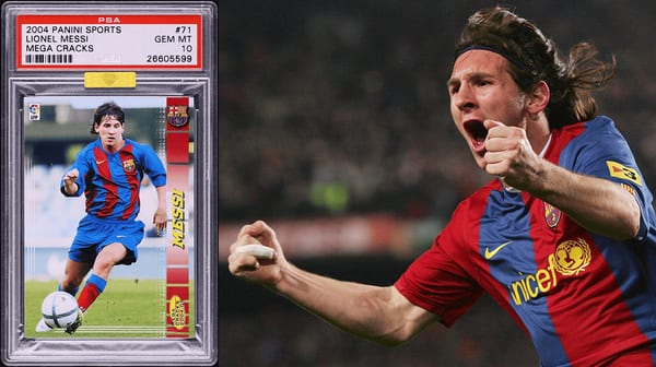 2004-05 Panini Mega Cracks Lionel Messi Rookie #71