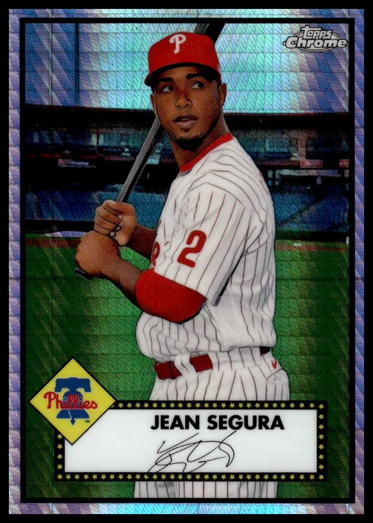 2021 Topps Chrome Platinum Anniversary Jean Segura #275 trading card