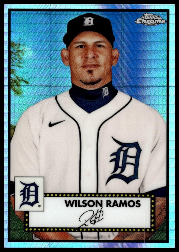 2021 Topps Chrome Platinum Anniversary Wilson Ramos #270 trading card