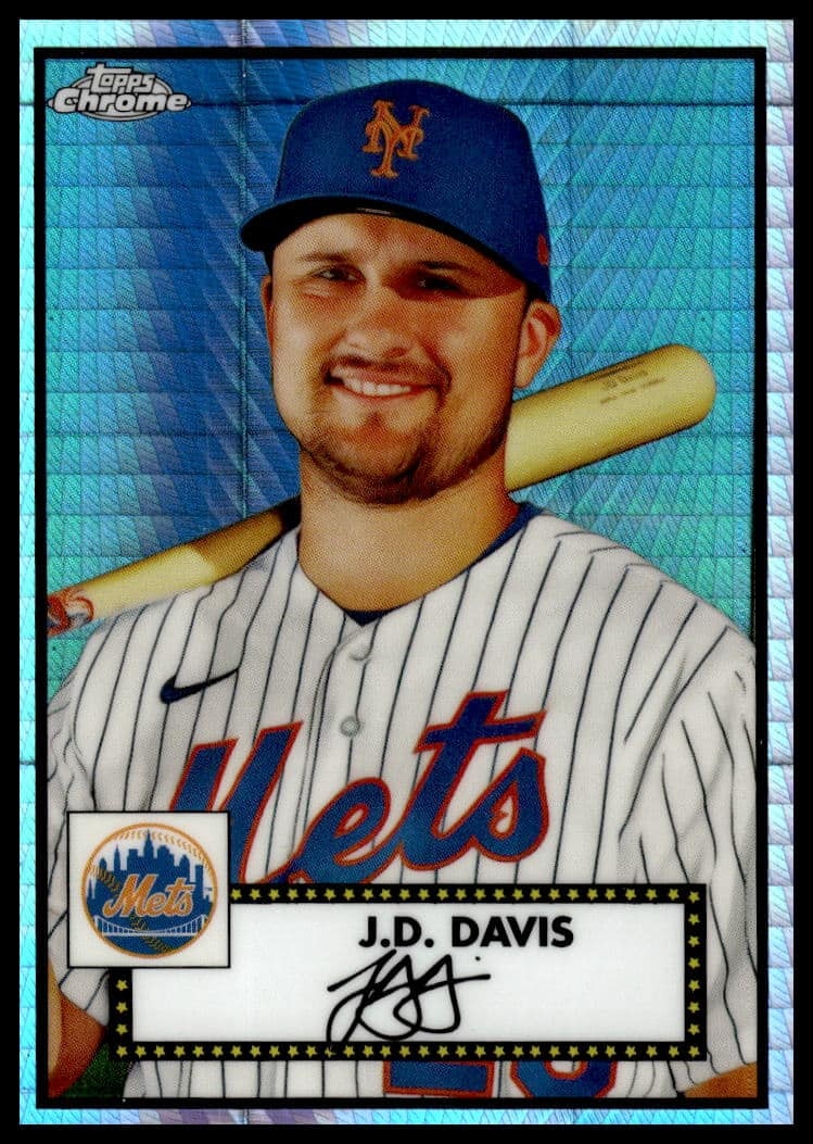 2021 Topps Chrome Platinum Anniversary J.D. Davis #359 trading card