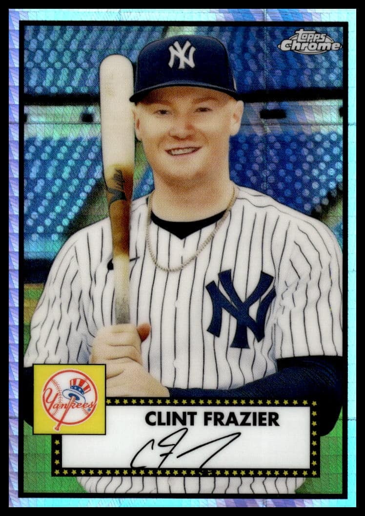 2021 Topps Chrome Platinum Anniversary Clint Frazier #296 trading card