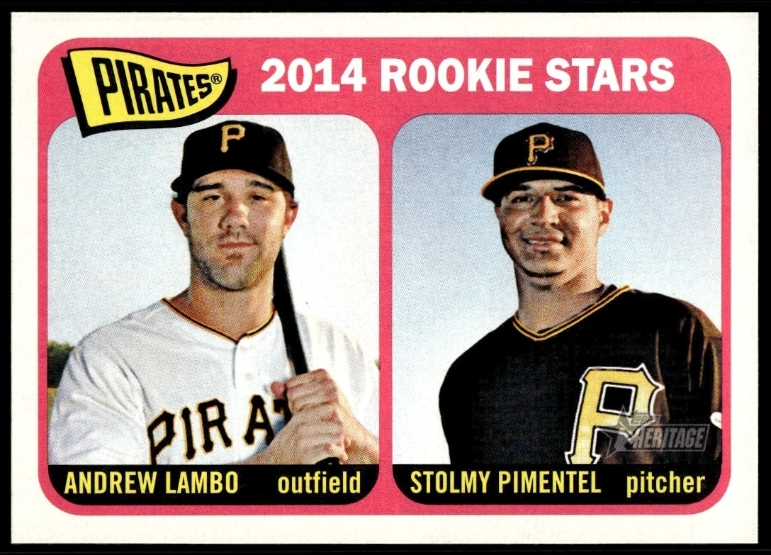 2014 Topps Heritage Andrew Lambo #143 trading card