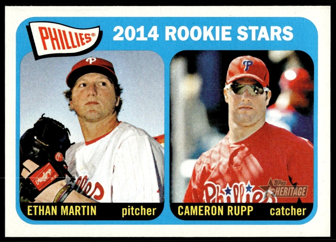 2014 Topps Heritage Ethan Martin #107 trading card