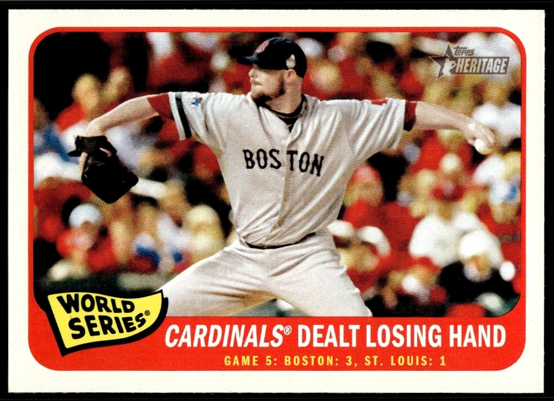 2014 Topps Heritage Jon Lester #136 trading card