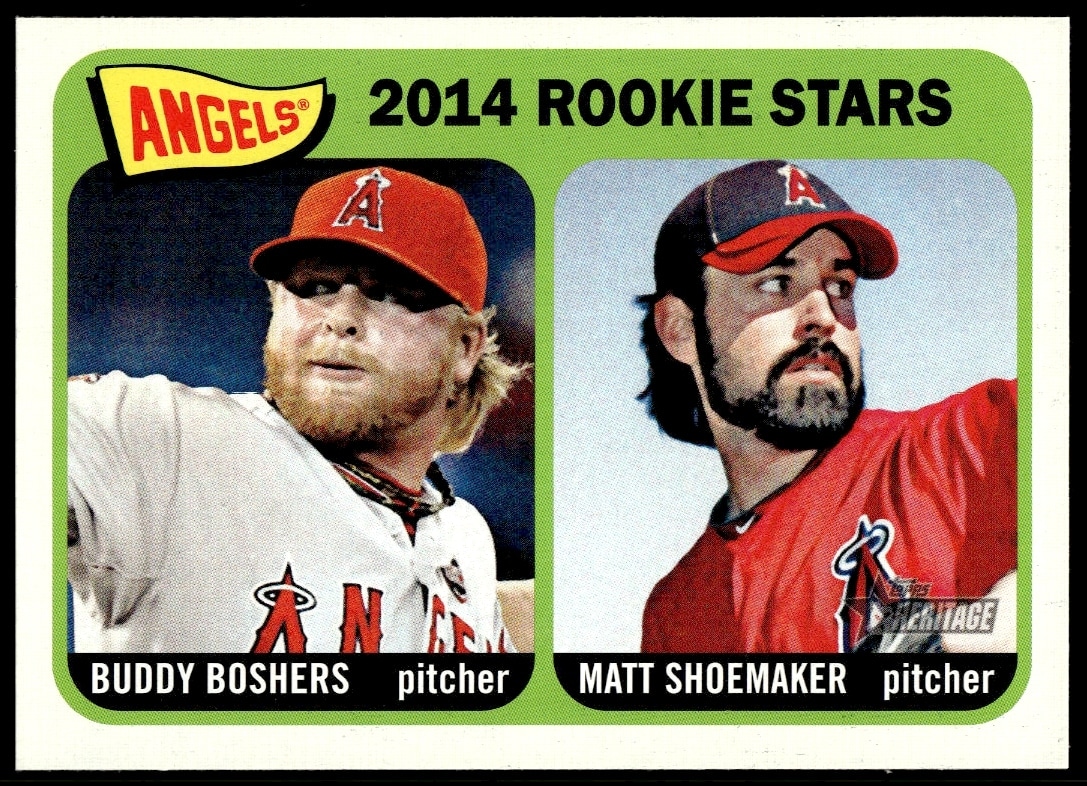 2014 Topps Heritage Buddy Boshers #194 trading card