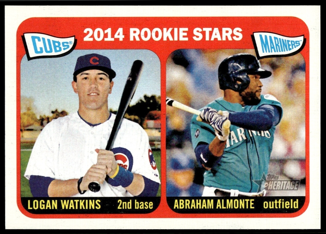 2014 Topps Heritage Abraham Almonte #166 trading card