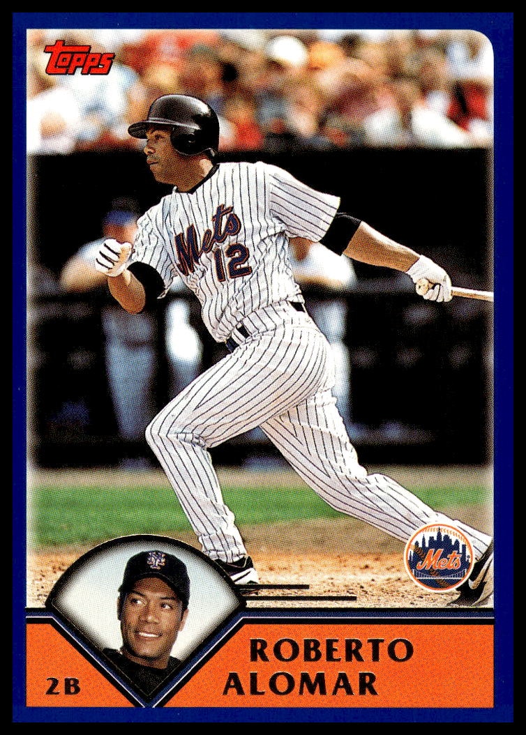 2003 Topps Roberto Alomar #55 baseball trading card front