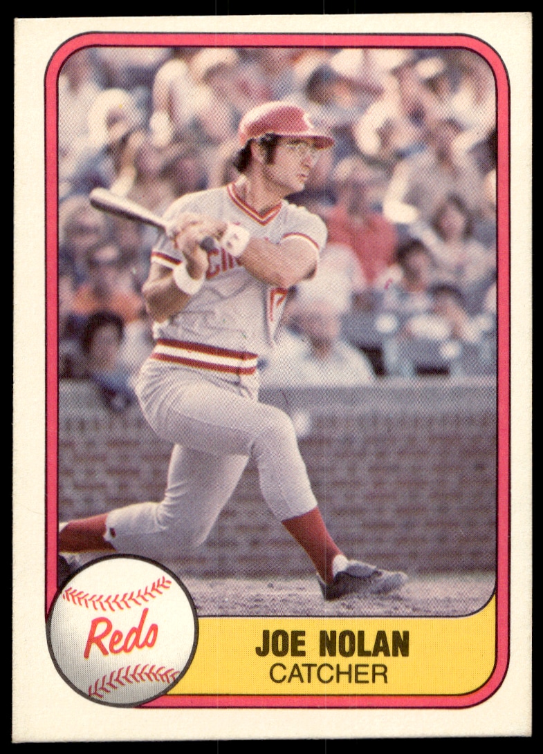 1981 Fleer Joe Nolan #212 trading card