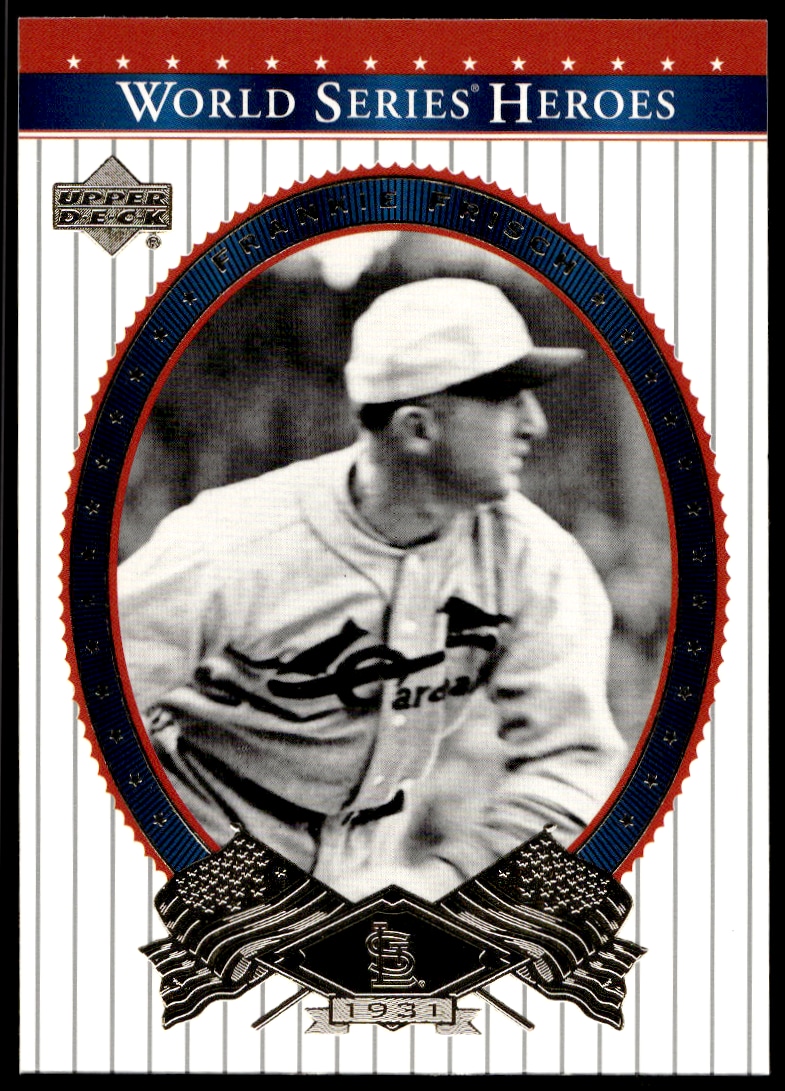 2002 Upper Deck World Series Heroes Frankie Frisch #24 trading card