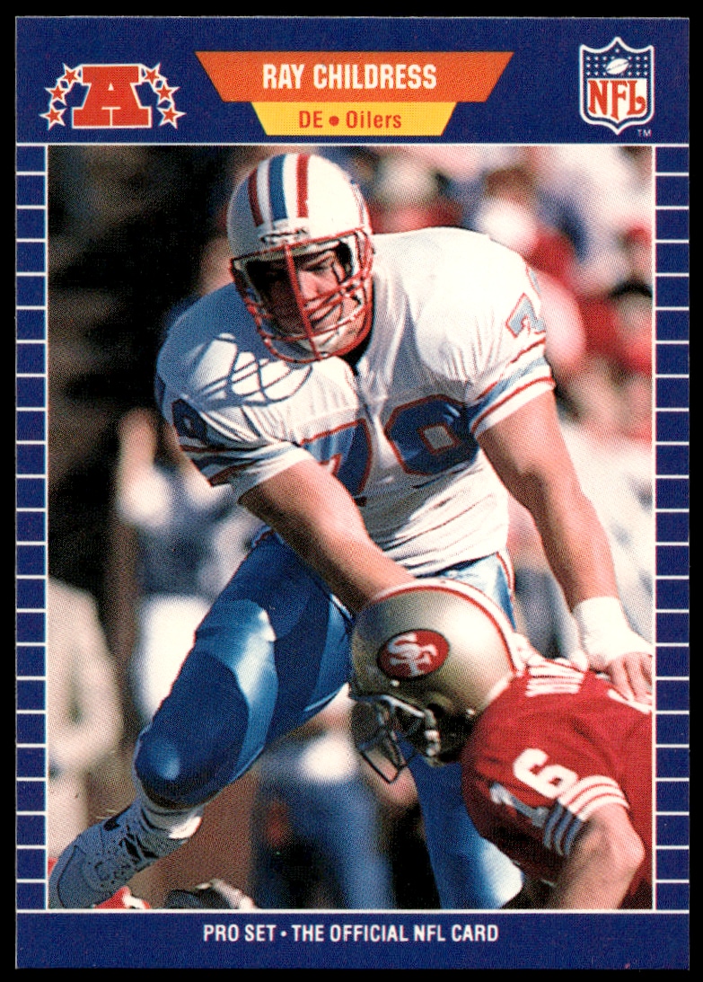 1989 Pro Set Ray Childress #141 trading card