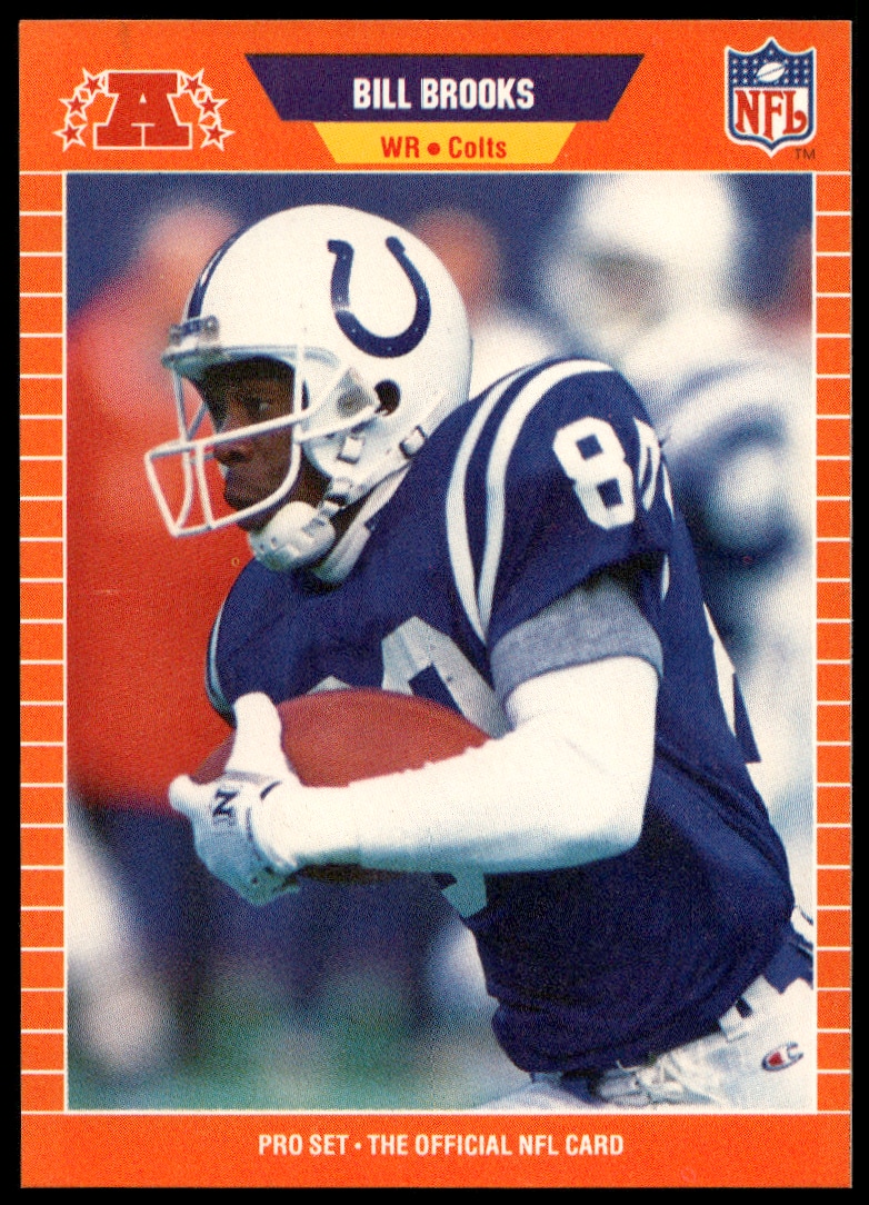 1989 Pro Set Bill Brooks #158 trading card