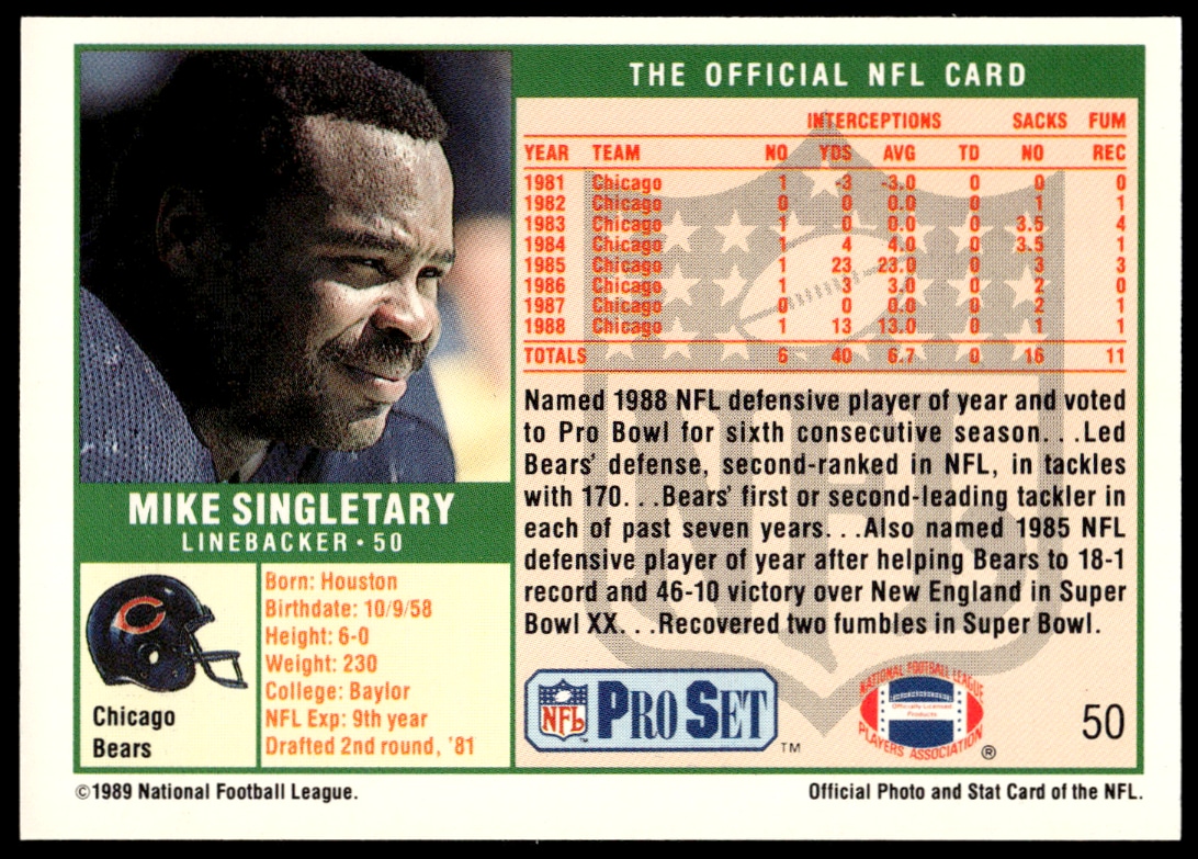 Mike Singletary thumbnail 2