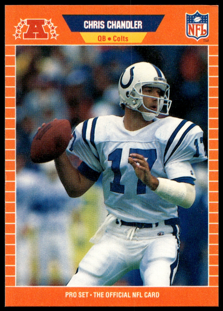 1989 Pro Set Chris Chandler #159 trading card