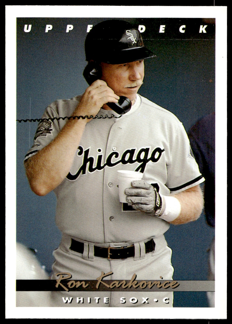 1993 Upper Deck Ron Karkovice #199 trading card