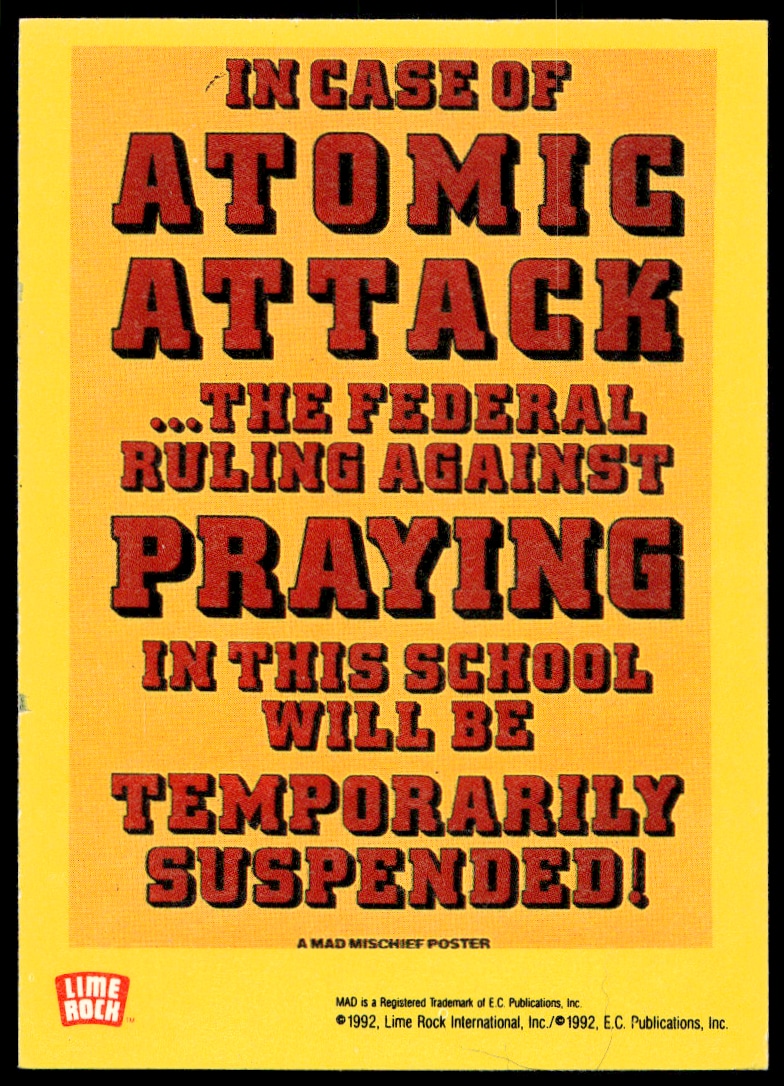 In Case Of Atomic Attack ...The Federal Ruling Against Praying In This School Will Be Temporarily Suspended! - Image 1