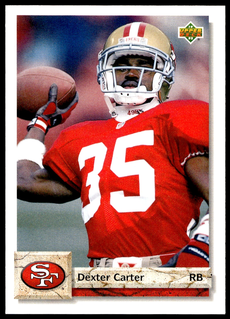 1992 Upper Deck Series 2 Dexter Carter #493 trading card