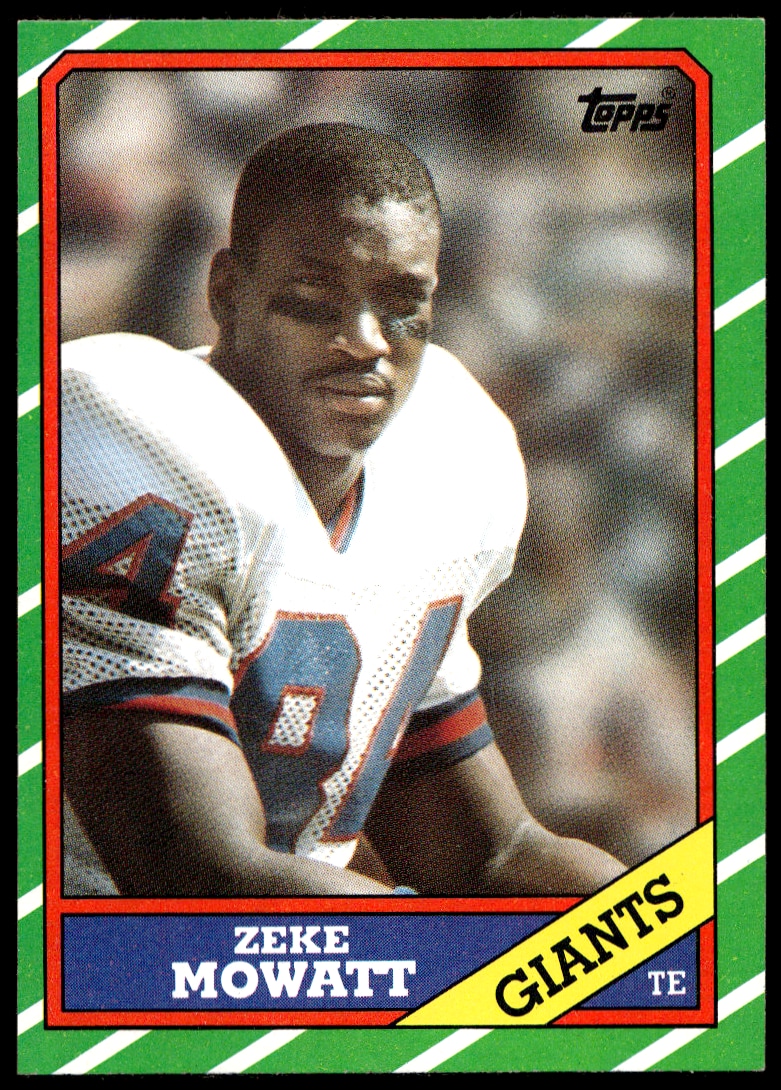 1986 Topps Zeke Mowatt #145 trading card