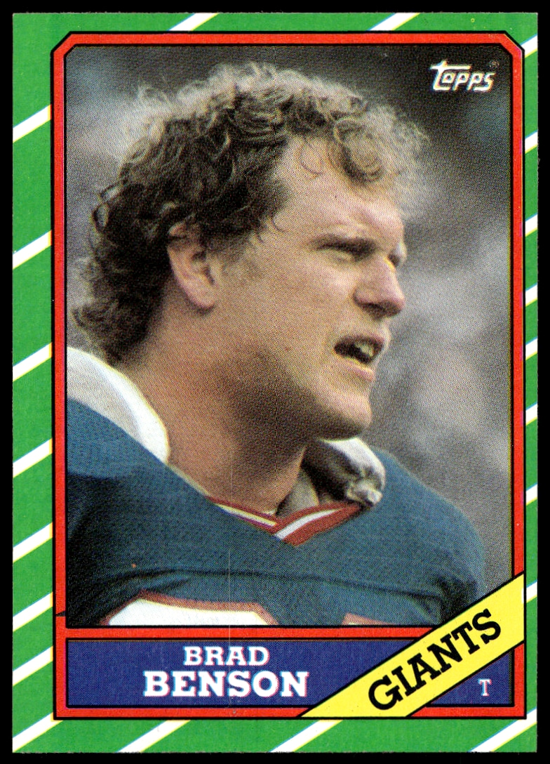 1986 Topps Brad Benson #146 trading card