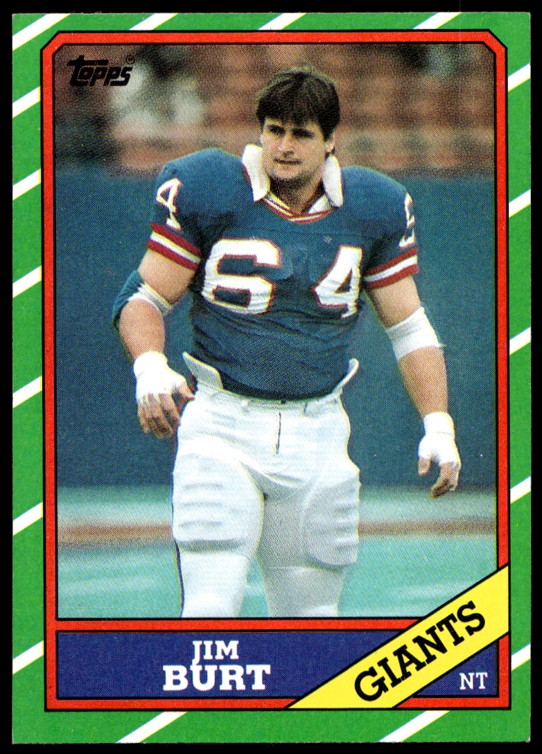 1986 Topps Jim Burt #149 trading card