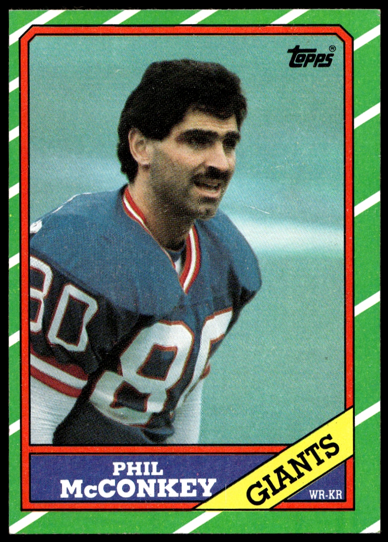 1986 Topps Phil McConkey #143 trading card