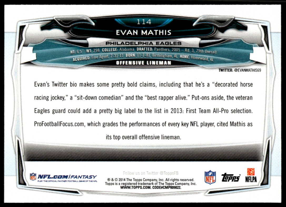 Evan Mathis thumbnail 2