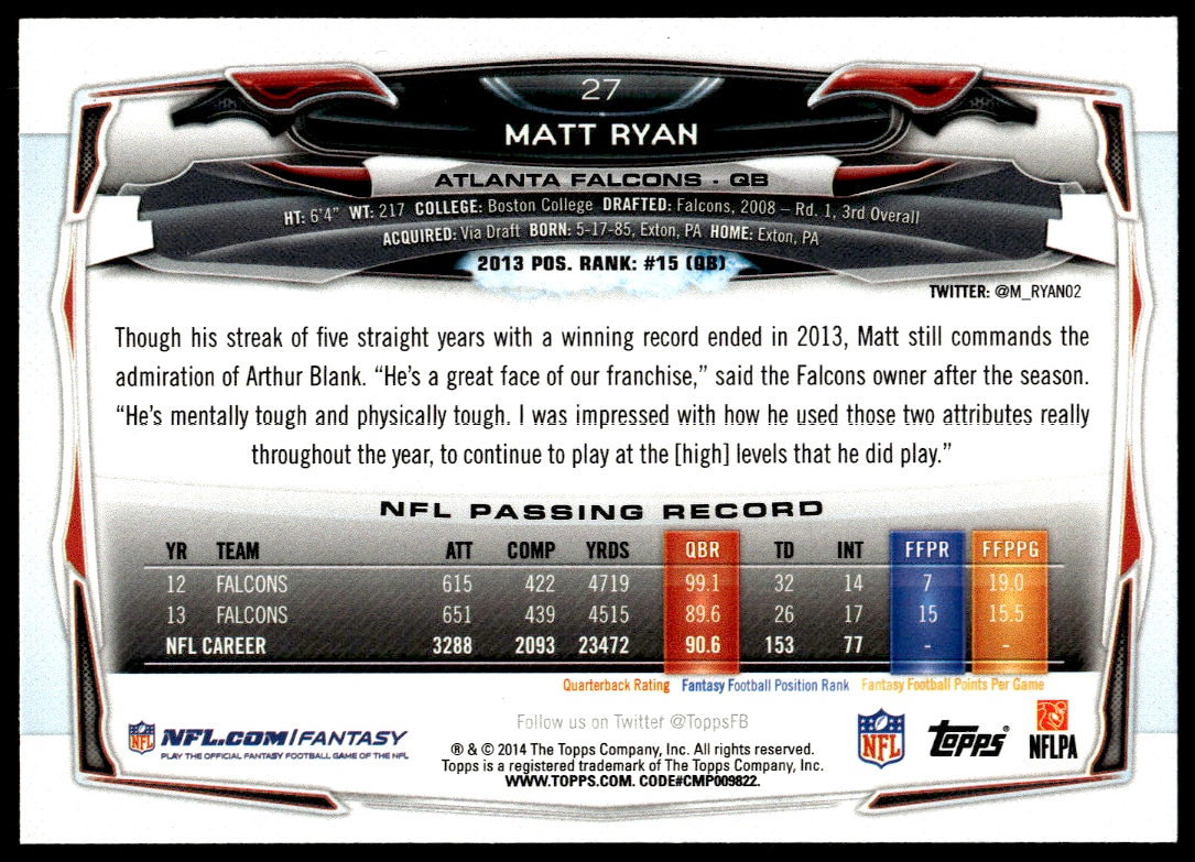 Matt Ryan thumbnail 2