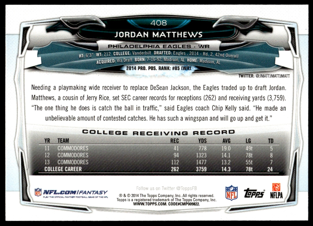 Jordan Matthews thumbnail 2