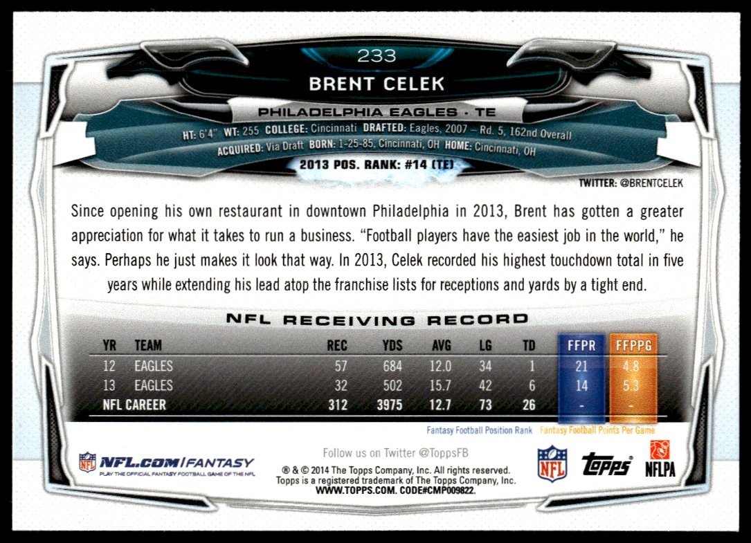 Brent Celek thumbnail 2