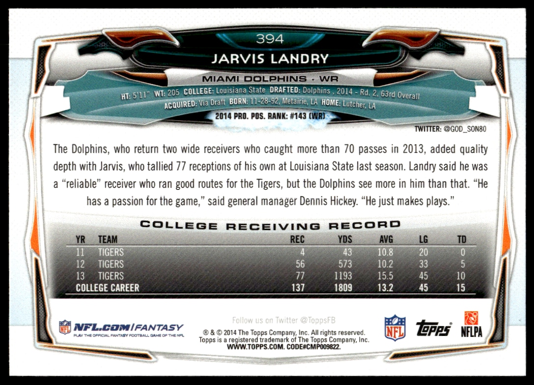 Jarvis Landry thumbnail 2