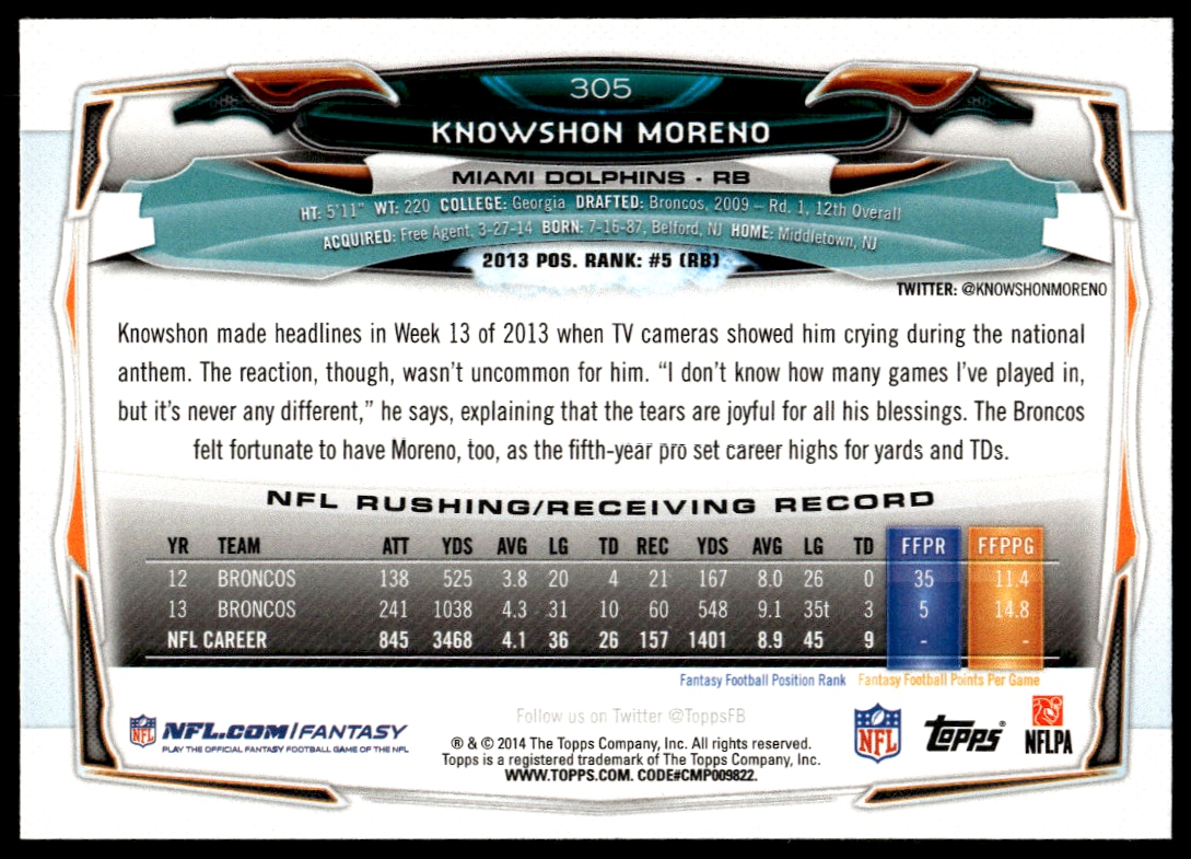 Knowshon Moreno thumbnail 2