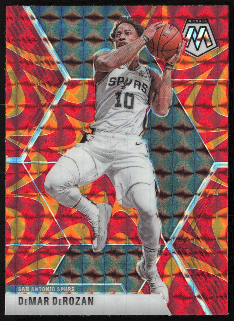 2019-20 Panini Mosaic DeMar DeRozan #184 trading card