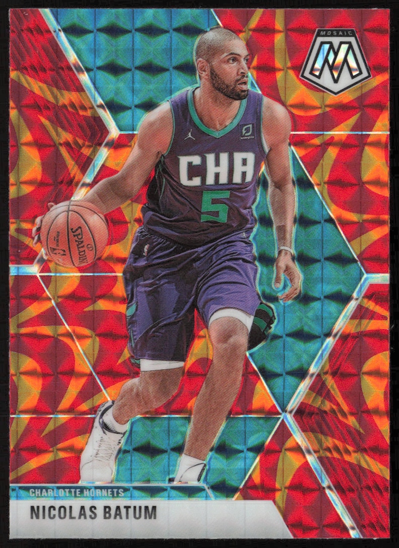 2019-20 Panini Mosaic Nicolas Batum #102 trading card