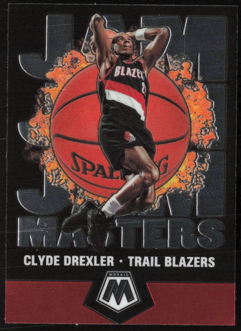 2019-20 Panini Mosaic Clyde Drexler #4 trading card