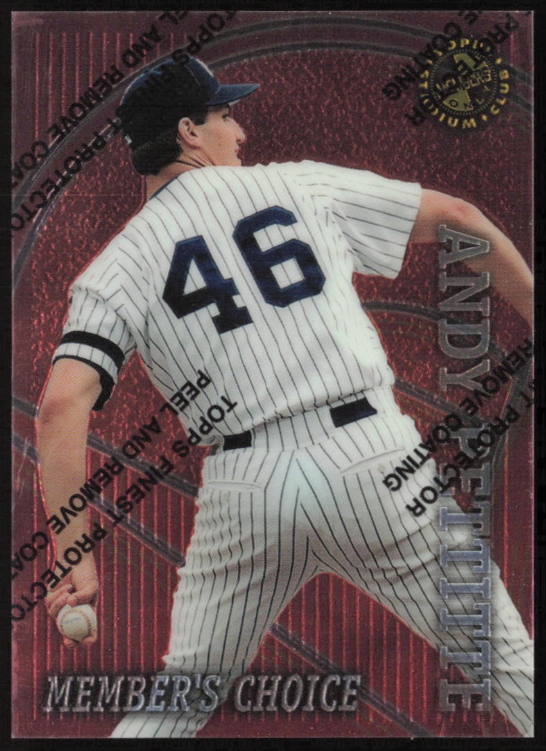 1996 Topps Stadium Club Members Only 50 Andy Pettitte #50 trading card
