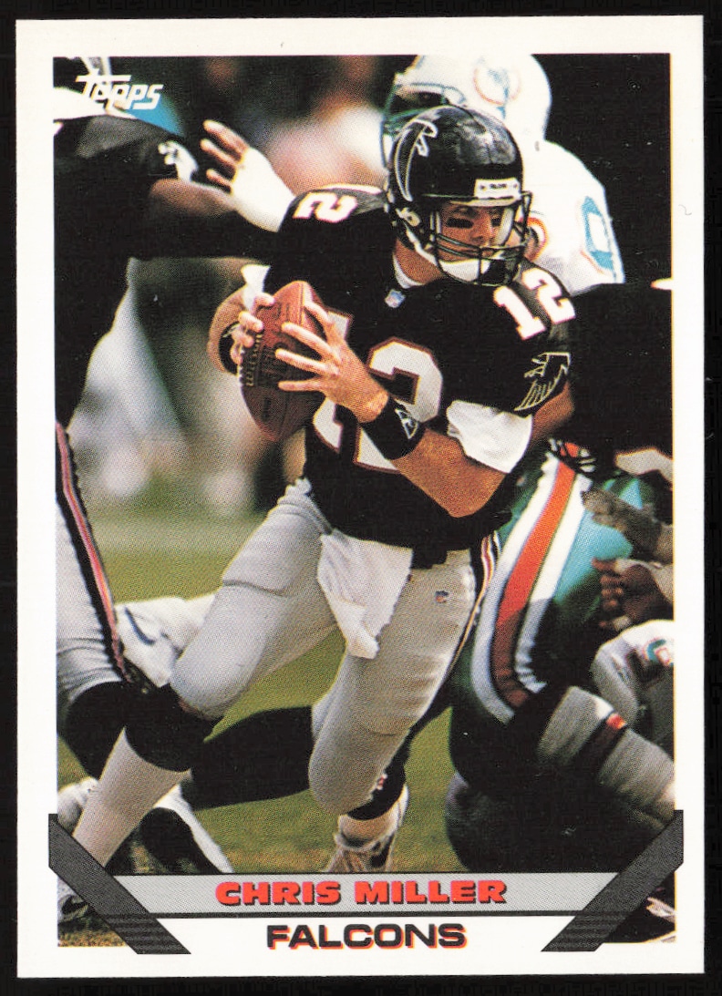 1993 Topps Chris Miller #10 trading card