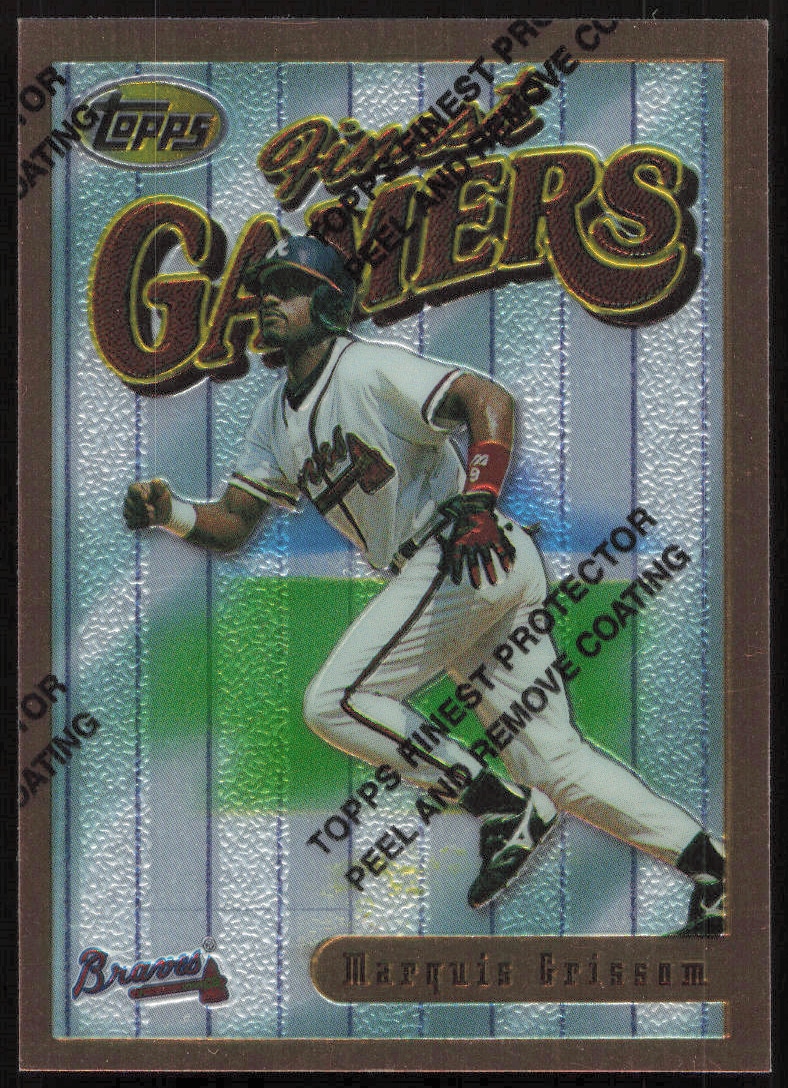 1996 Topps Finest Marquis Grissom #190 trading card
