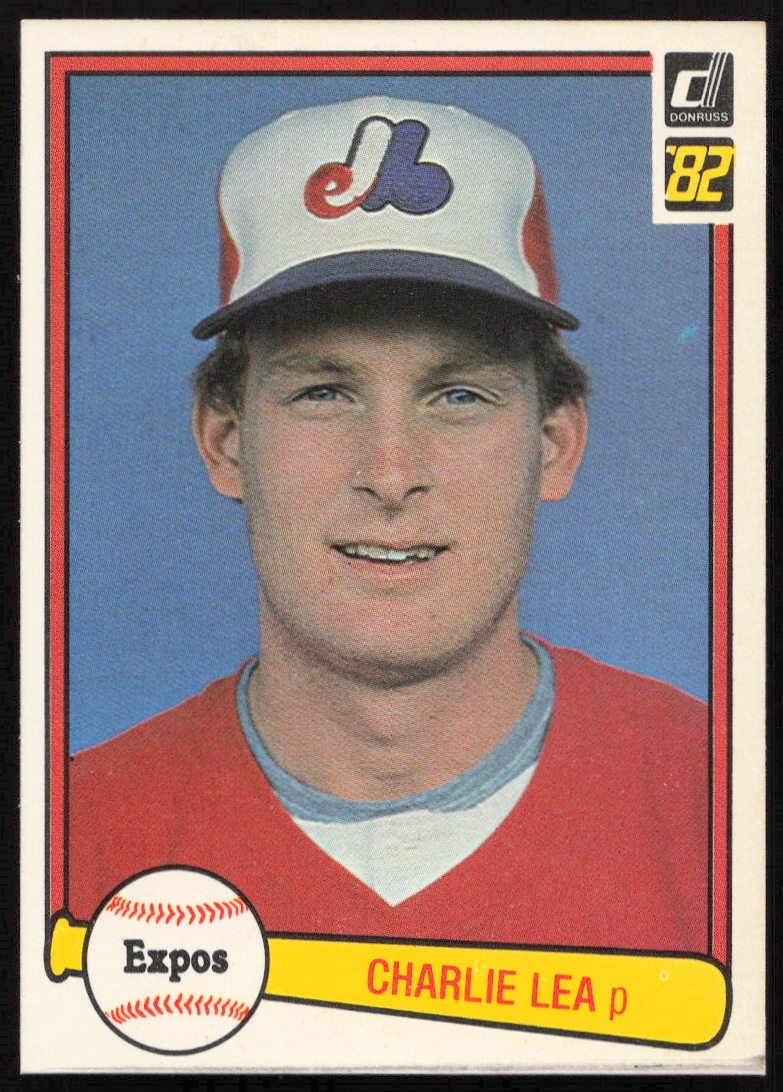1982 Donruss Charlie Lea #320 trading card