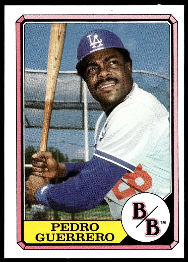 1987 Topps Boardwalk and Baseball Pedro Guerrero #27 trading card
