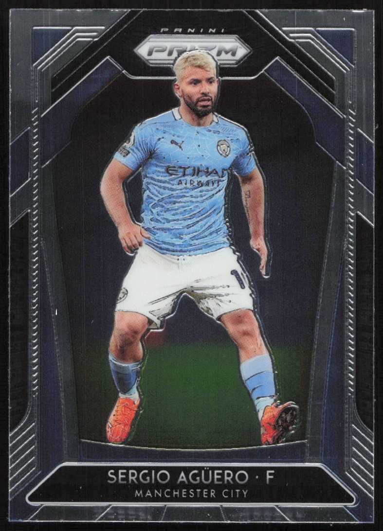 2020 Panini Prizm Premier League Sergio Agüero #104 trading card