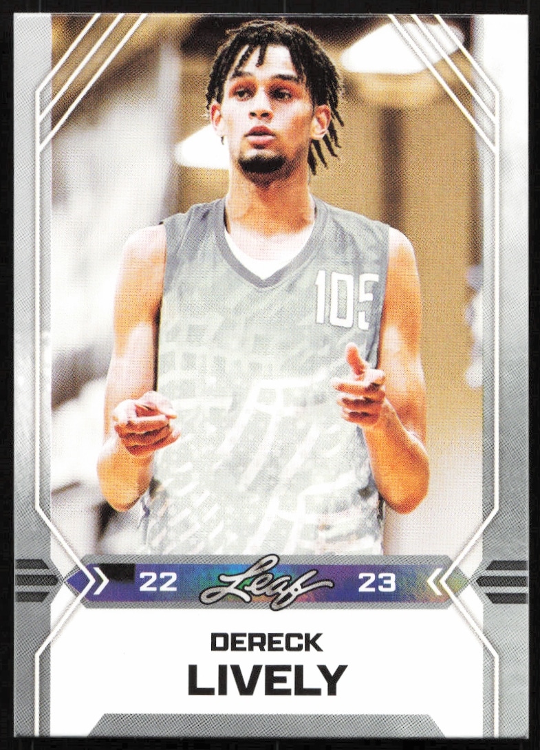 2022-23 Leaf Draft Dereck Lively #B-1 trading card