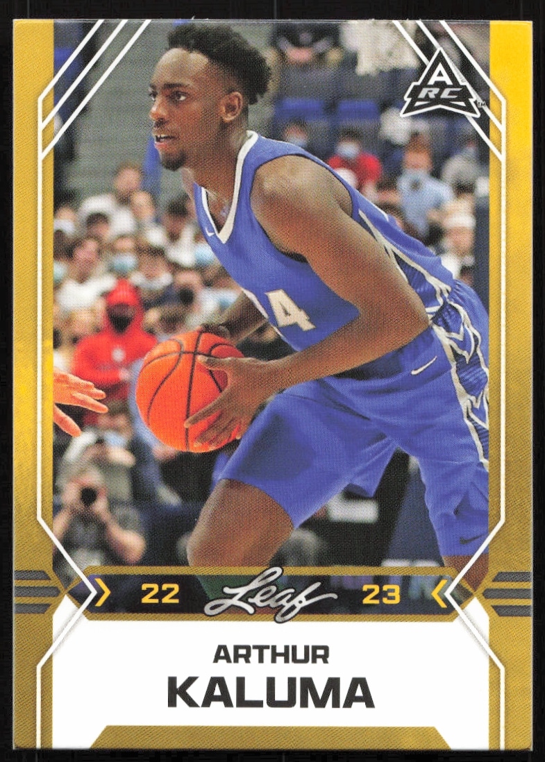 2022-23 Leaf Draft Arthur Kaluma #B-3 trading card