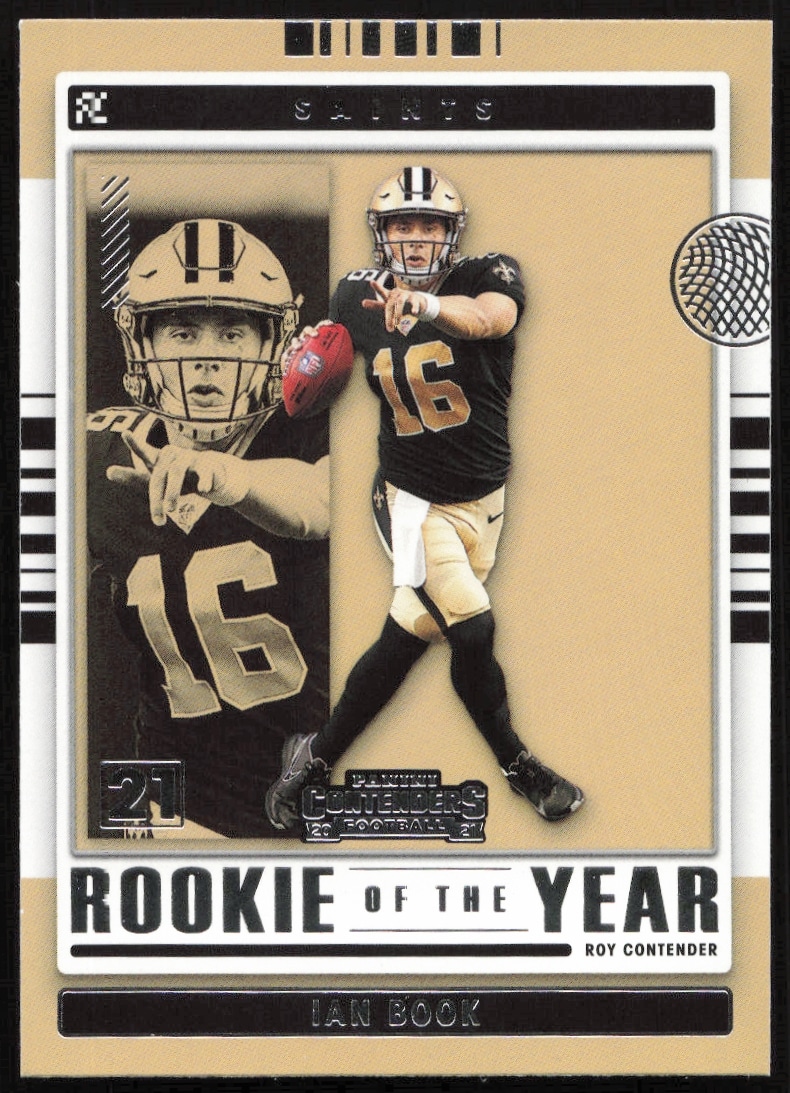 2021 Panini Contenders Football Ian Book #ROY-IBO trading card
