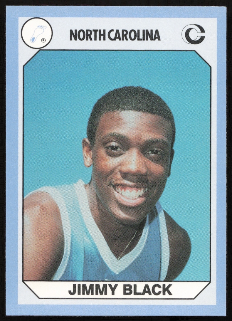1990-91 Collegiate Collection North Carolina Jimmy Black #30 trading card