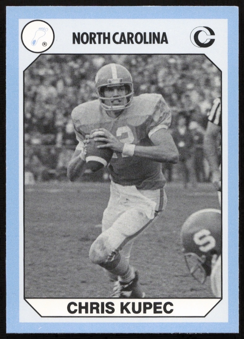 1990 Collegiate Collection North Carolina Chris Kupec #112 trading card