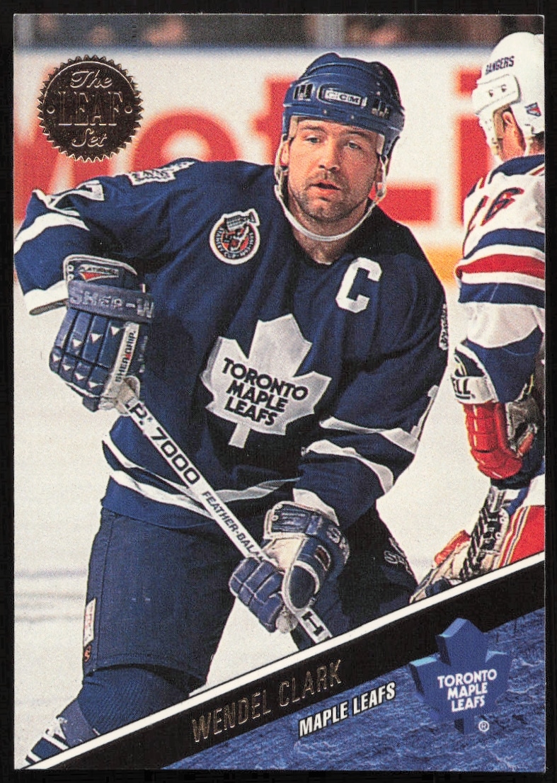 1993-94 Leaf Series 1 Wendel Clark #166 trading card