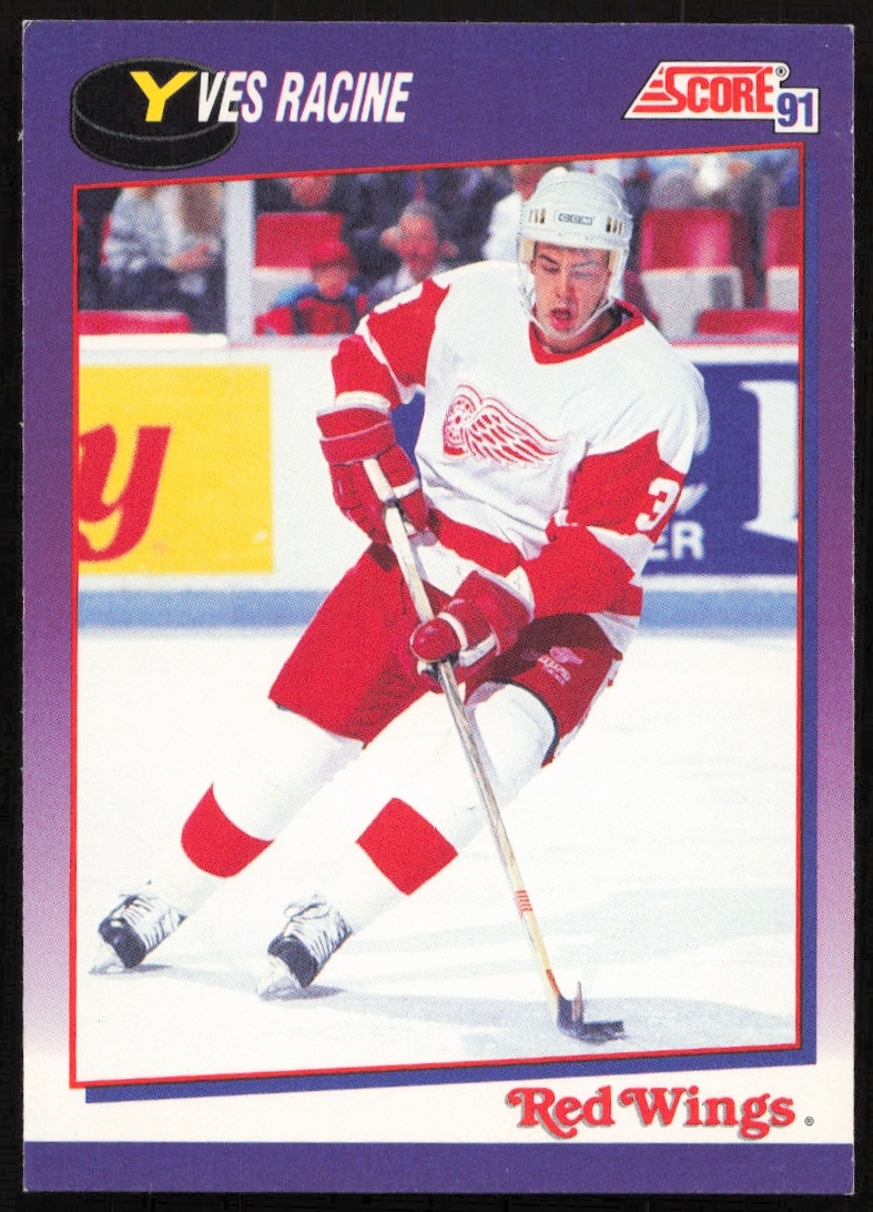 1991-92 Score American Yves Racine #158 trading card