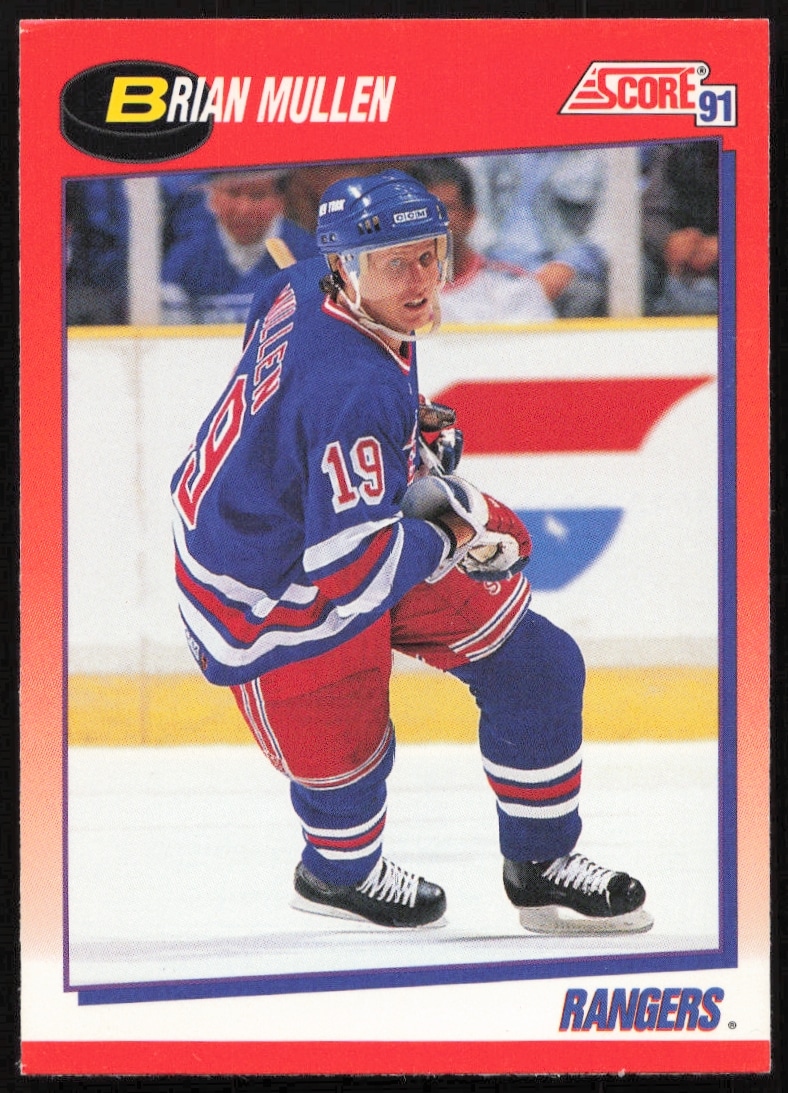 1991-92 Score Canadian Bilingual Brian Mullen #59 trading card